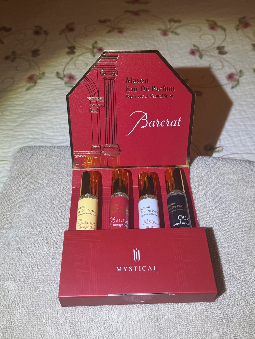 Mason Barcrat Eau De Parfum Red & Gold Box Set
